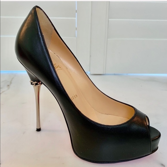 🌿AUTHENTIC CHRISTIAN LOUBOUTIN PLATFORM HEELS🌿 - Picture 8 of 8